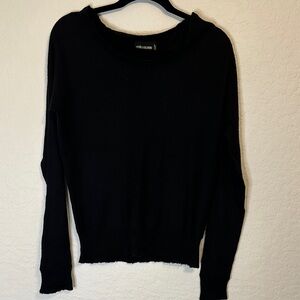 Zadig & Voltaire Cashmere Black Long Sleeve Sweater Size S